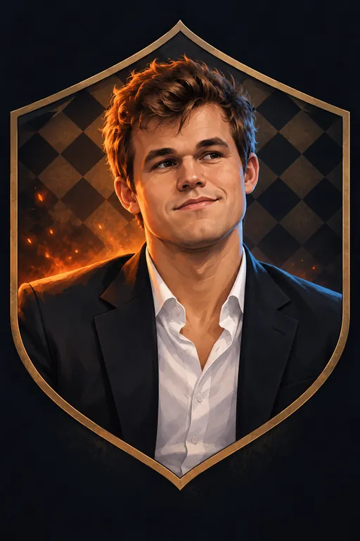 Magnus Carlsen portrait